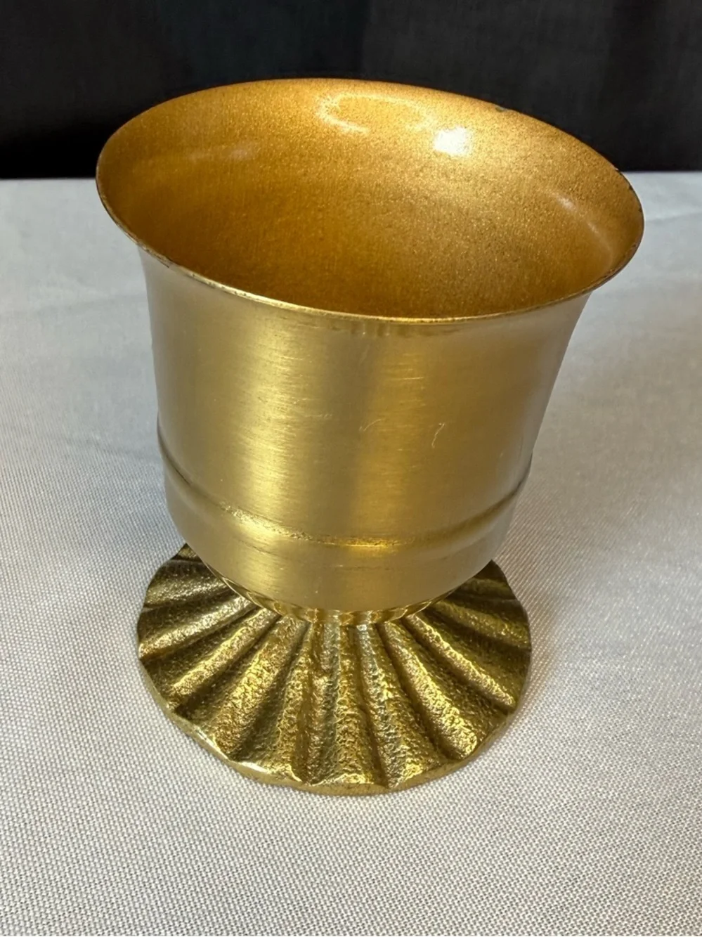 Hearth & Hand Gold and Black Round Toothpick Holder NWT